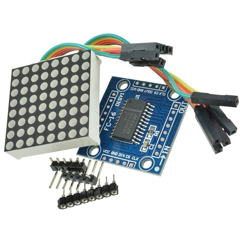 MAX7219 8×8 Dot Matrix LED Display Module